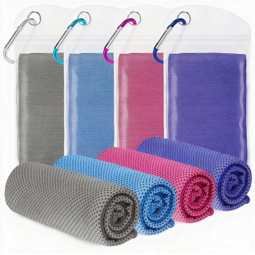 Microfiber Cooling Towel Instant Cooling Neck Wrap Lightweight Breathable for Sports Fitness and Outdoor Activities