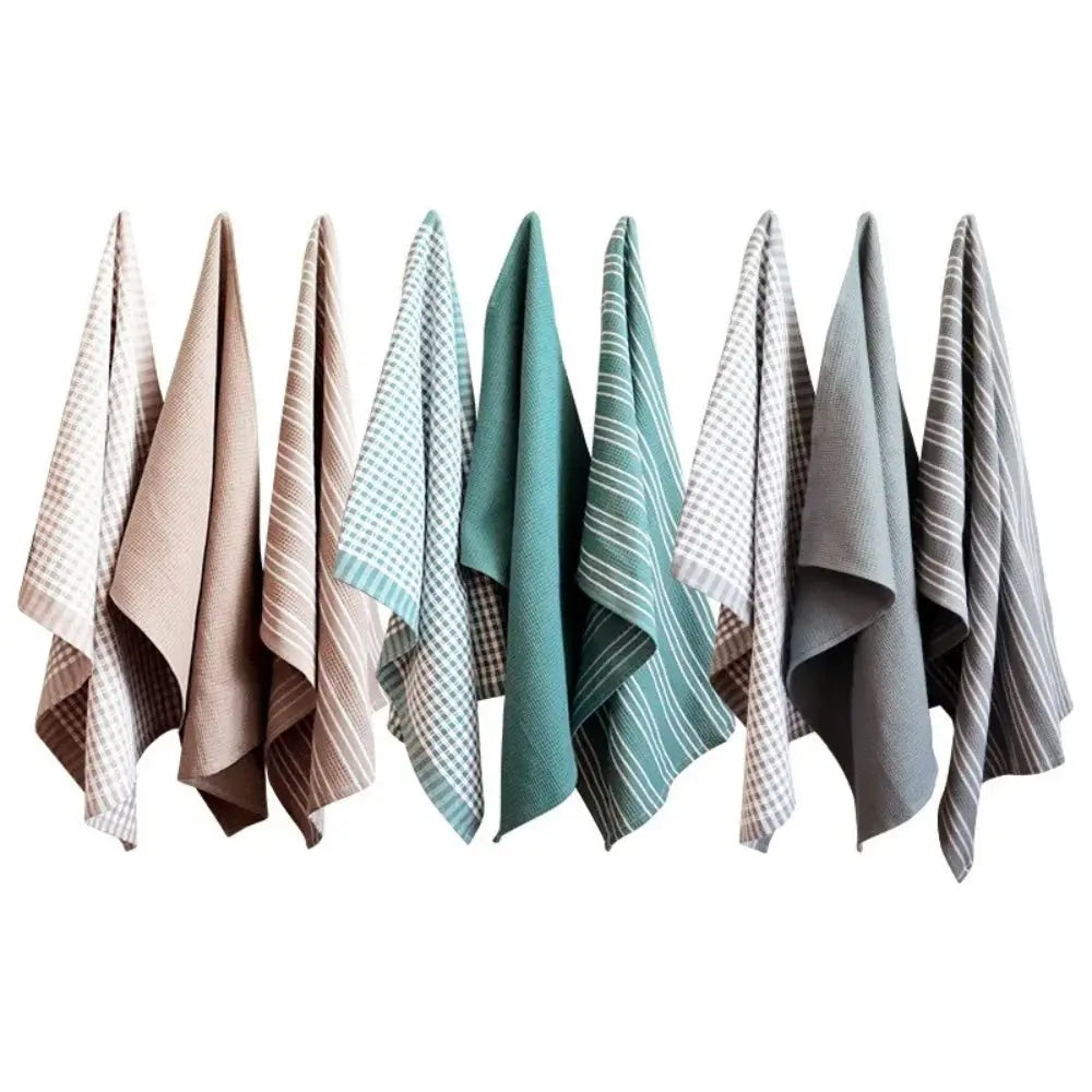 100% Cotton Flat Kitchen Towels 18 x 26 Inch Ultra Absorbent Soft Dish Towels