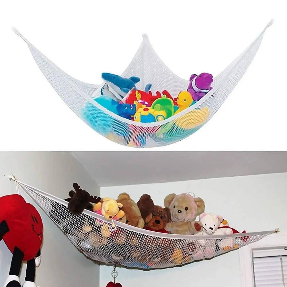 Corner Toy Hammock Net for Stuffed Animal Storage
