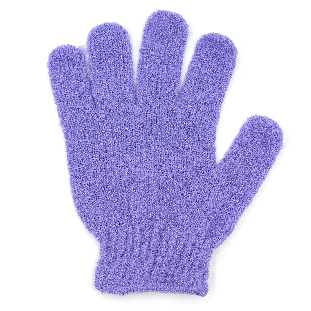Exfoliating Bath Scrub Gloves Body Cleaning Mitt Set for Shower Scrubbing and Skin Care
