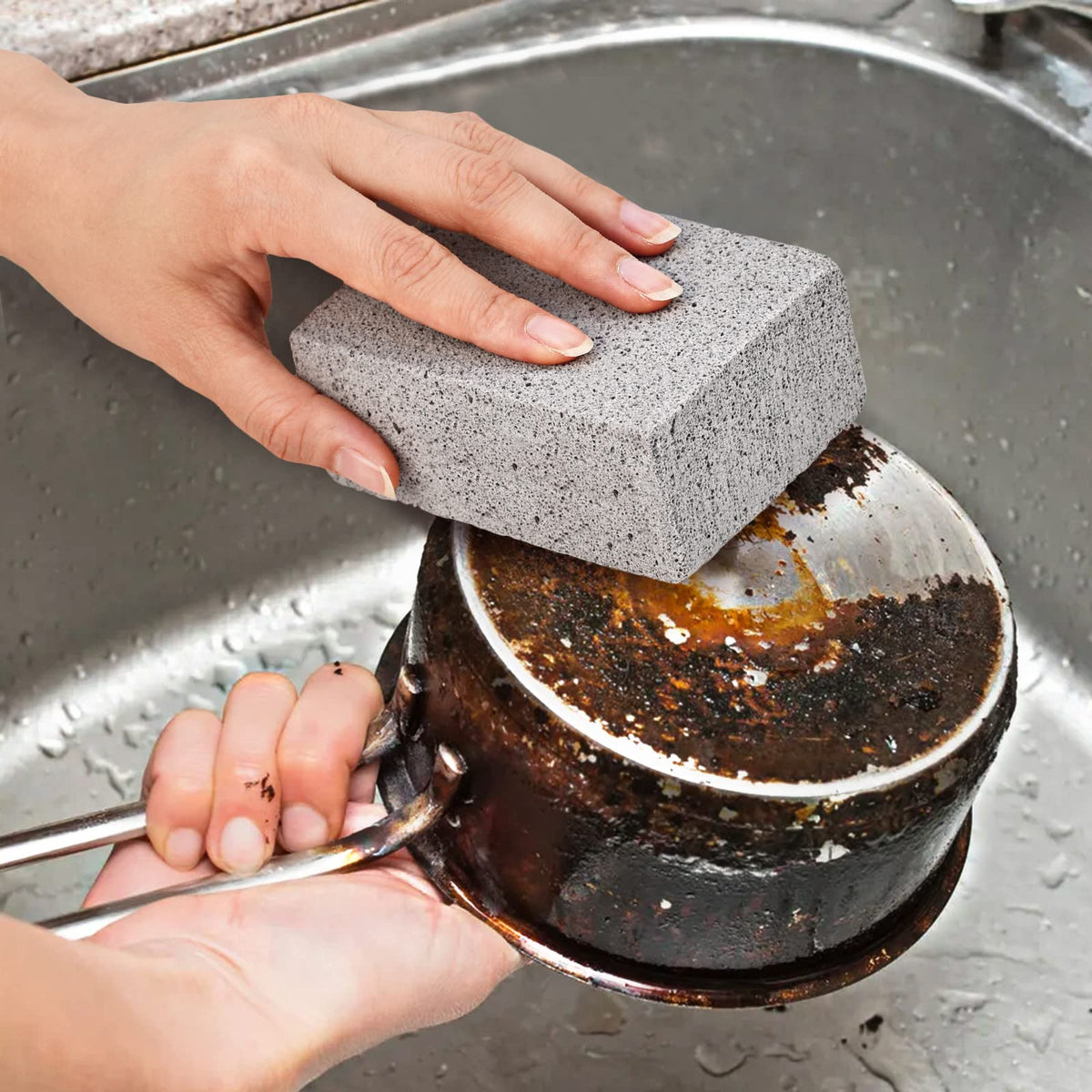 BBQ Grill Cleaning Brick Pumice Grill Stone Block for Removing Grease Stains on Grill Griddle Racks