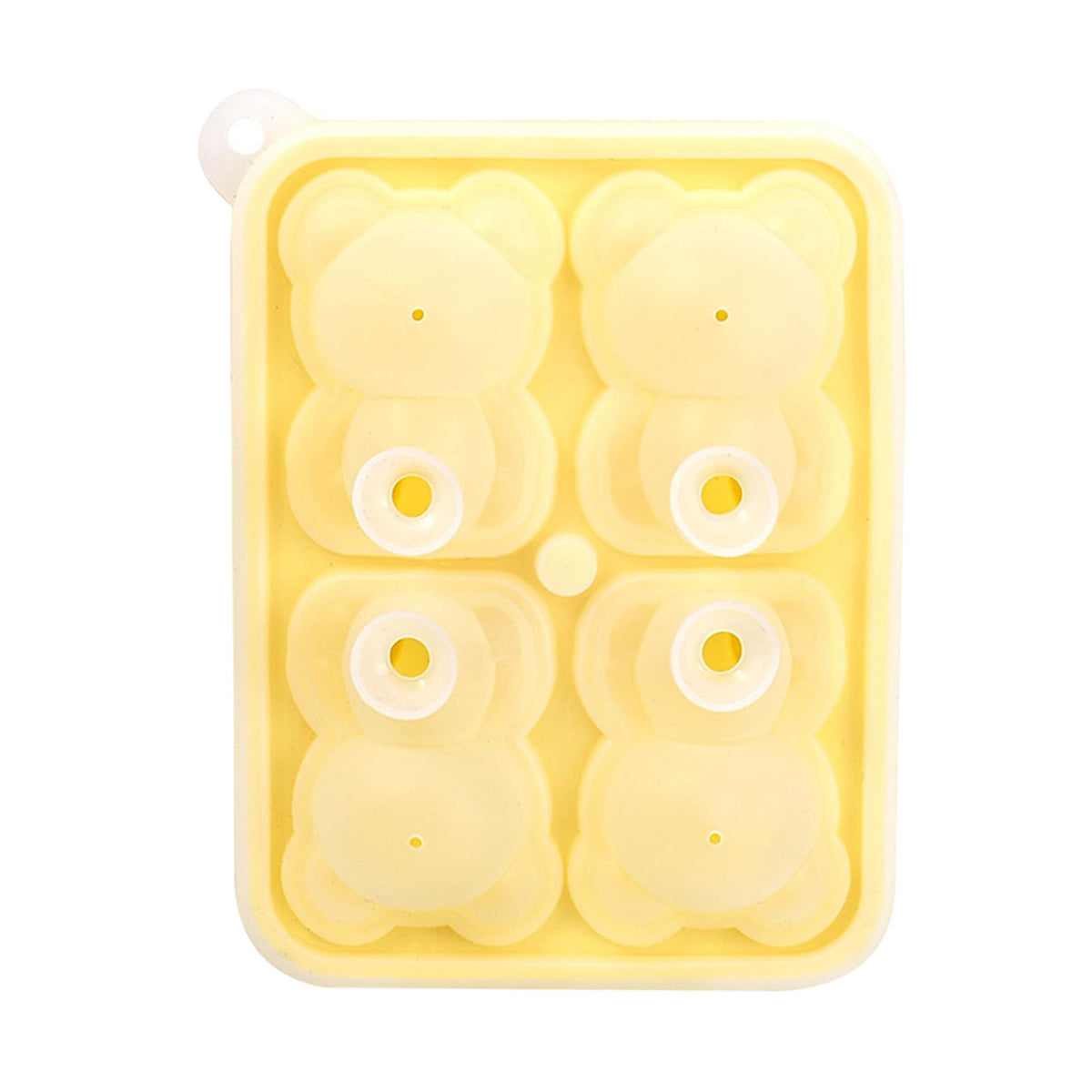Bear Chill Ice Mold with 3D Silicone Design for Whiskey Cocktails and Creative Beverage Cooling