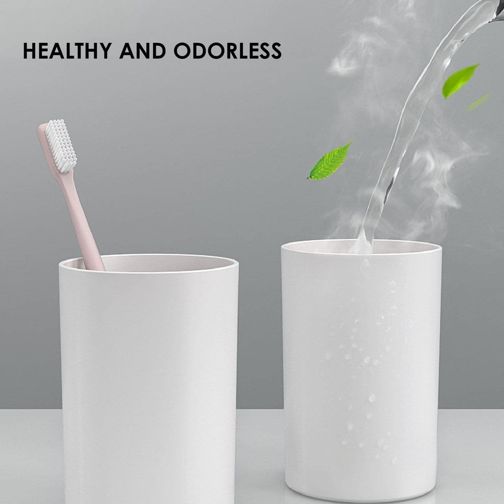 Magnetic Toothbrush Holder with Automatic Toothpaste Dispenser for Wall Mounted Bathroom Organization