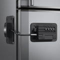 Combination Fridge Lock with 4 Digit Code and Adhesive Installation for Refrigerator Freezer Cabinet and Drawer Use