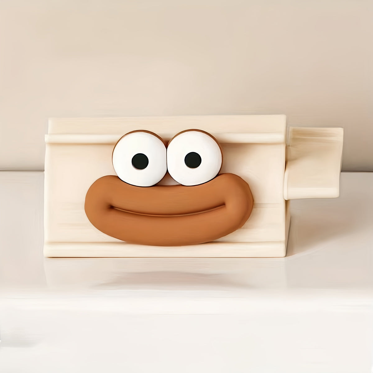 Manual Cartoon Toothpaste Squeezer with Tube Clip Holder, Fun Bathroom Accessory for Toothpaste, Facial Cleanser, and Tube Products