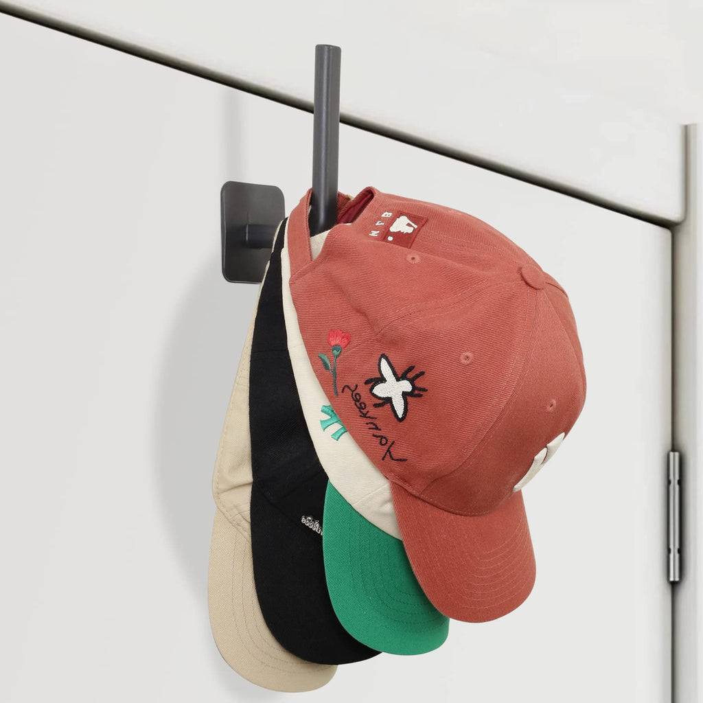 Adhesive Baseball Cap Hooks Organizer for Wall Hat Storage