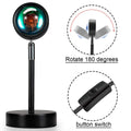 Sunset Lamp Projector LED Light with 180 Degree Rotation and USB Power for Room Decor and Photography Lighting