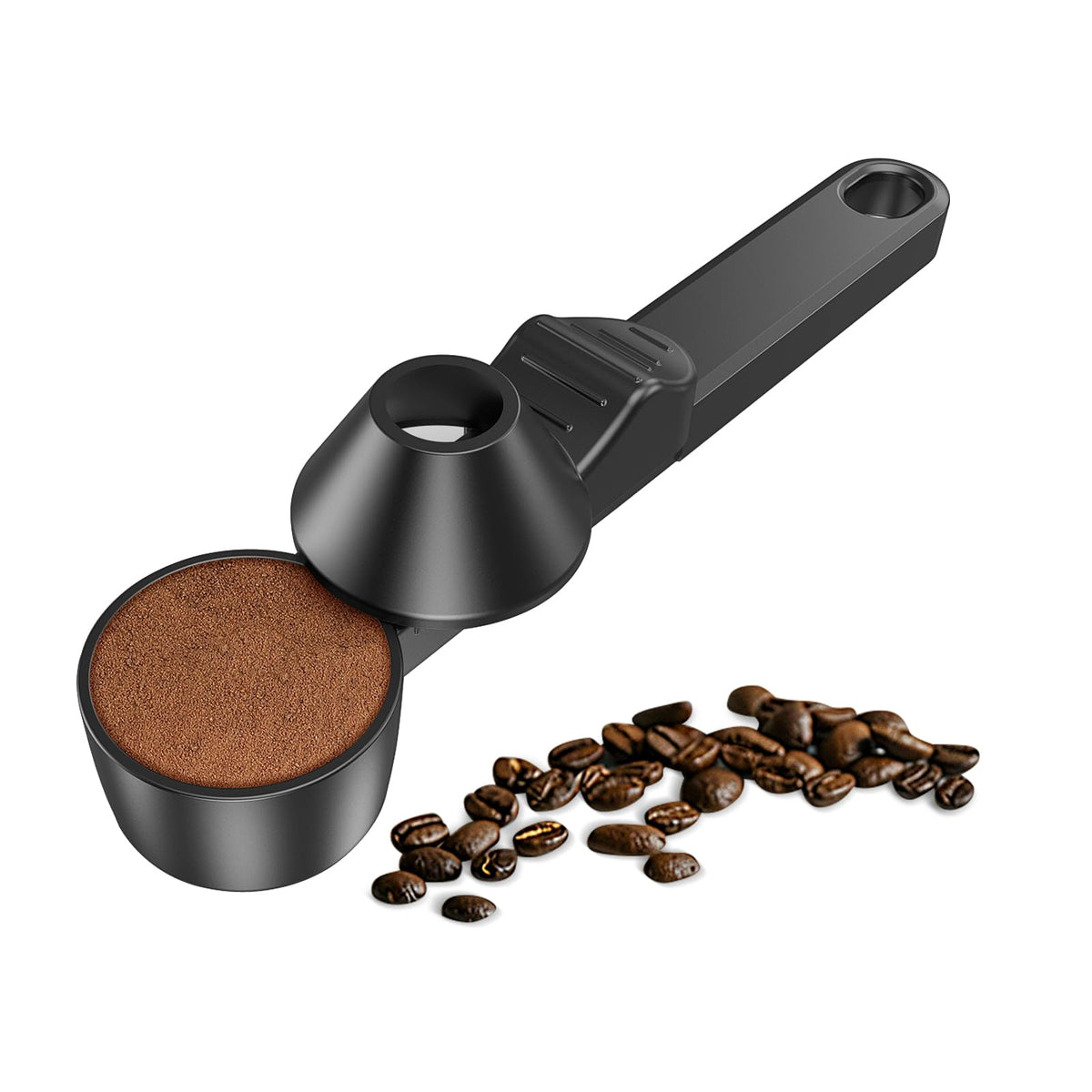 3 Pcs of Reusable Coffee Measuring Scoop with Sliding Funnel Design for Protein Powder and Kitchen Use