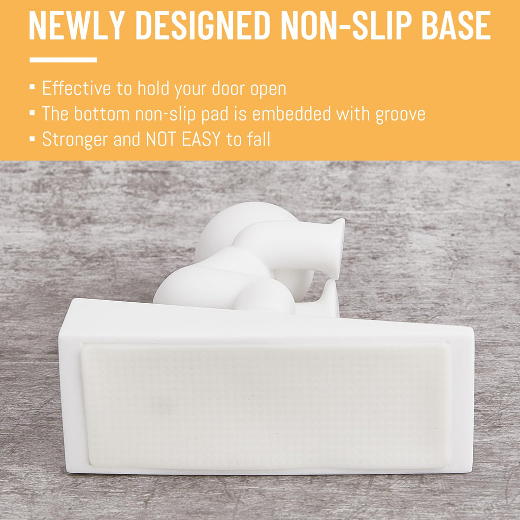Character Door Stop with Non Slip Decorative Design for Bedrooms Living Spaces and Everyday Door Protection