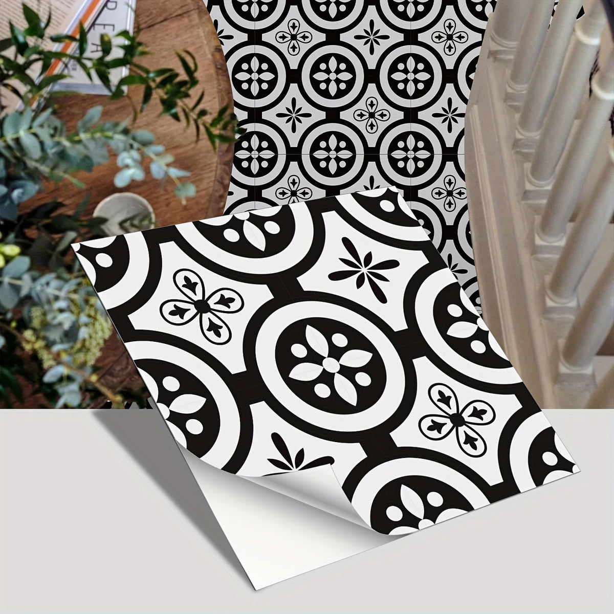 Peel Tile Stickers with Waterproof PVC Design for Kitchen and Bathroom Decoration