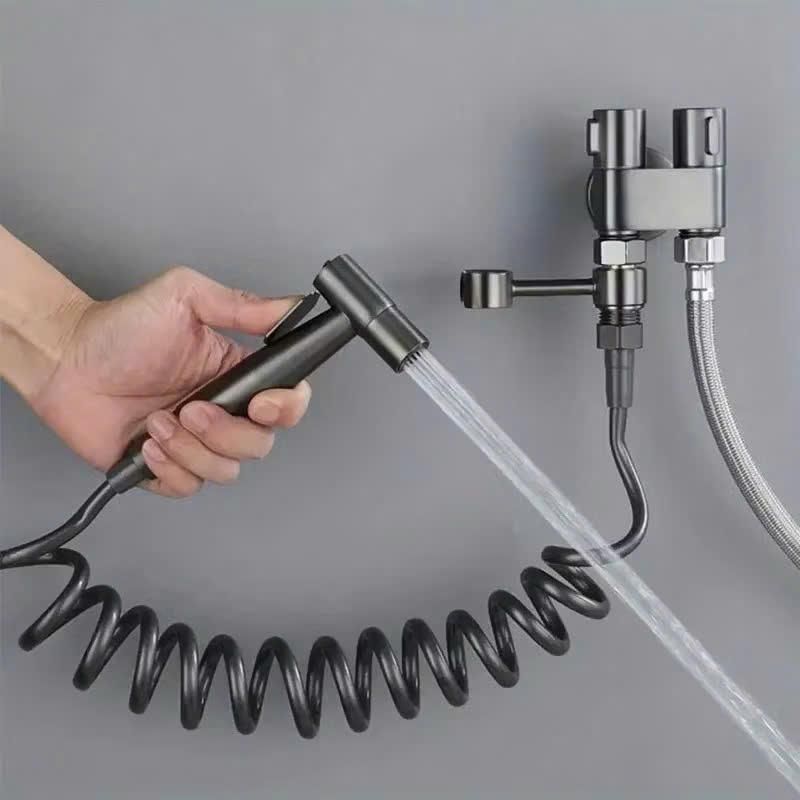 Handheld Toilet Bidet Sprayer with Dual Mode Pressure Control for Toilet Cleaning and Bathroom Use