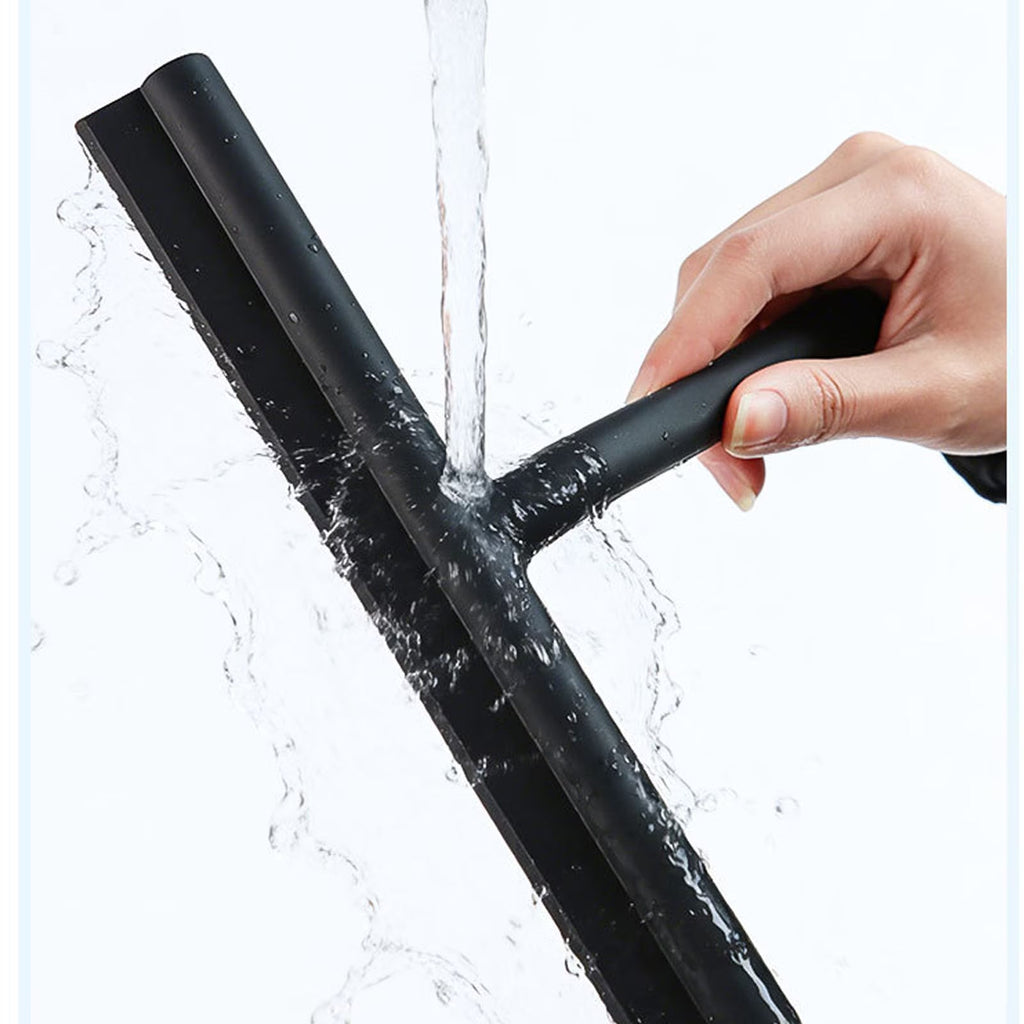 Modern Shower Squeegee with Silicone Blade for Glass Doors and Bathroom Windows