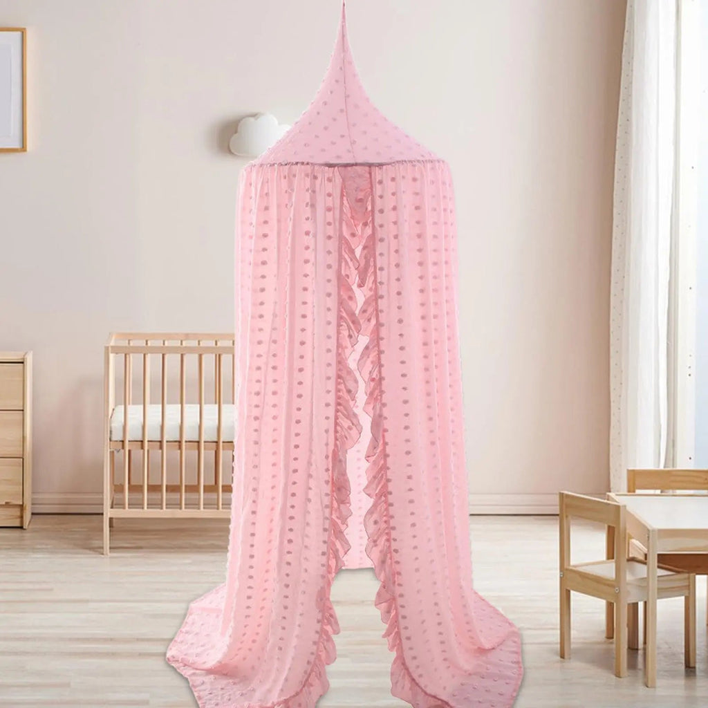 Kids Bed Canopy Cotton Mosquito Net for Nursery Reading Nook