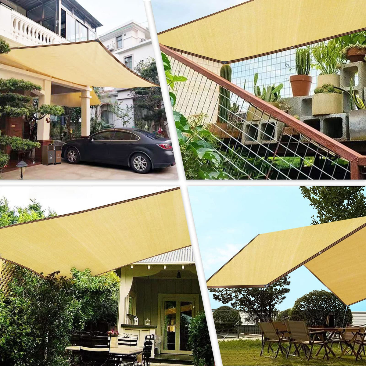 HDPE Shade Net Cloth UV Protection Mesh Cover for Garden Plant Patio and Outdoor Sunshade Use