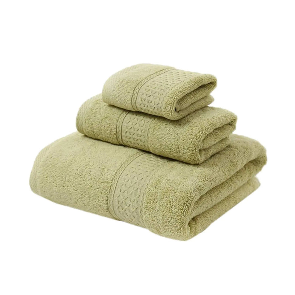 Classic Blue Washcloth Made from Long Staple Cotton with Diamond Dobby Trim