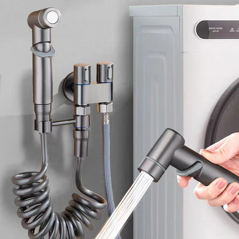 Handheld Toilet Bidet Sprayer with Dual Mode Pressure Control for Toilet Cleaning and Bathroom Use