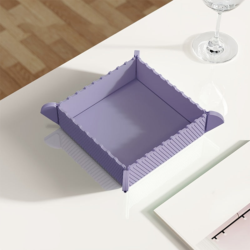 Folding Heat Resistant Silicone Mat for Hot Dishes and Kitchen Surface Protection