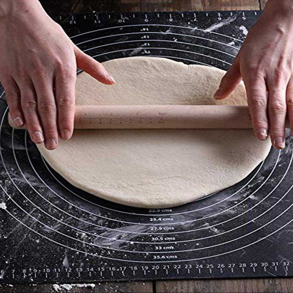 Wooden Rolling Pin Smooth Dough Roller for Baking Pastry Pizza and Fondant Preparation