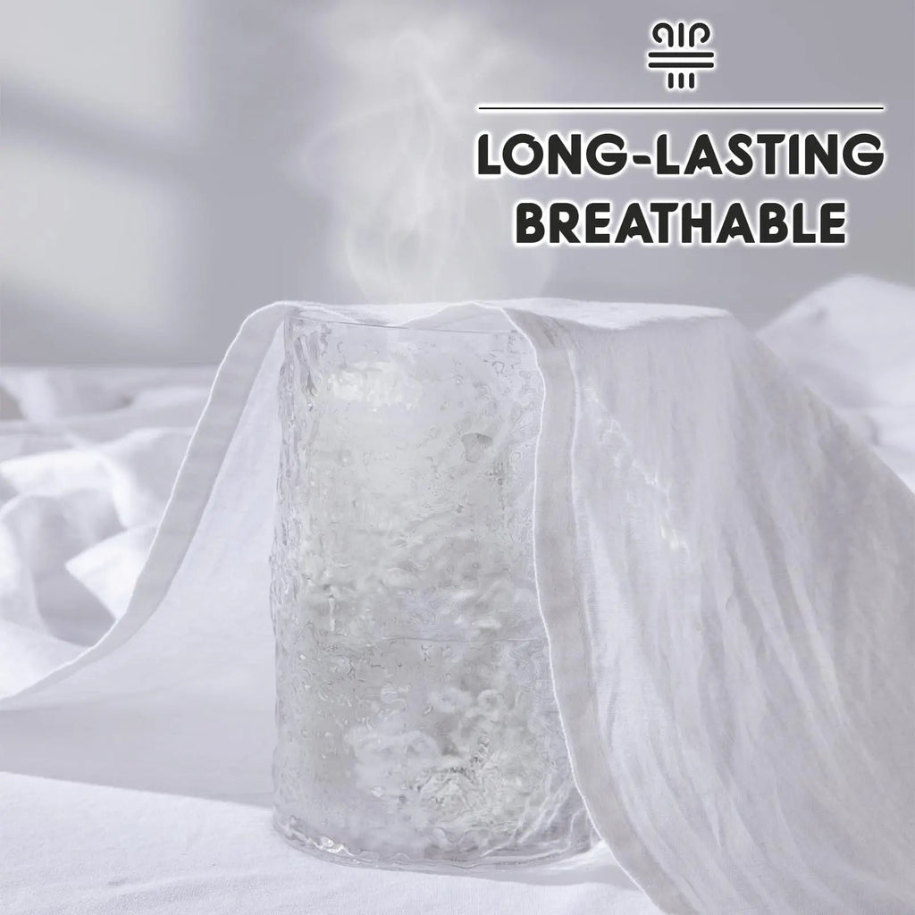 French Washed Pure Linen King Size Bed Sheets with Breathable and Durable Design