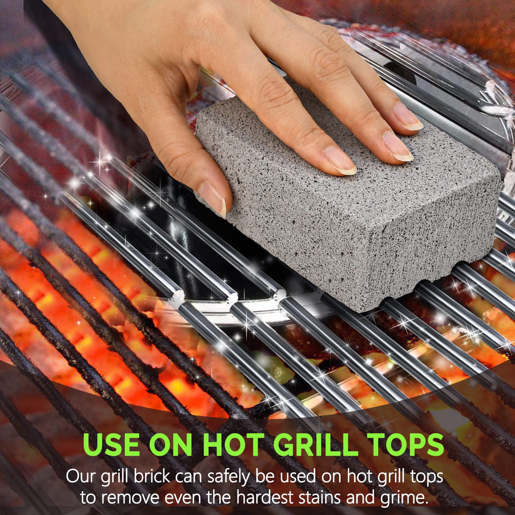 BBQ Grill Cleaning Brick Pumice Grill Stone Block for Removing Grease Stains on Grill Griddle Racks