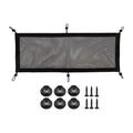 Desk Cable Net Under Desk Kit with Adjustable Mesh Storage for Office and Home Desk Organization