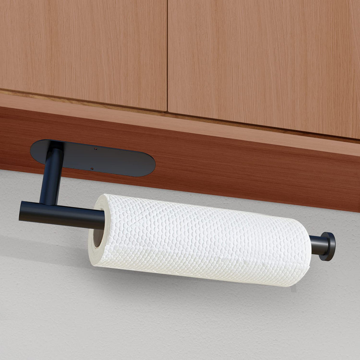Stainless Steel Adhesive Paper Towel Holder for Kitchen