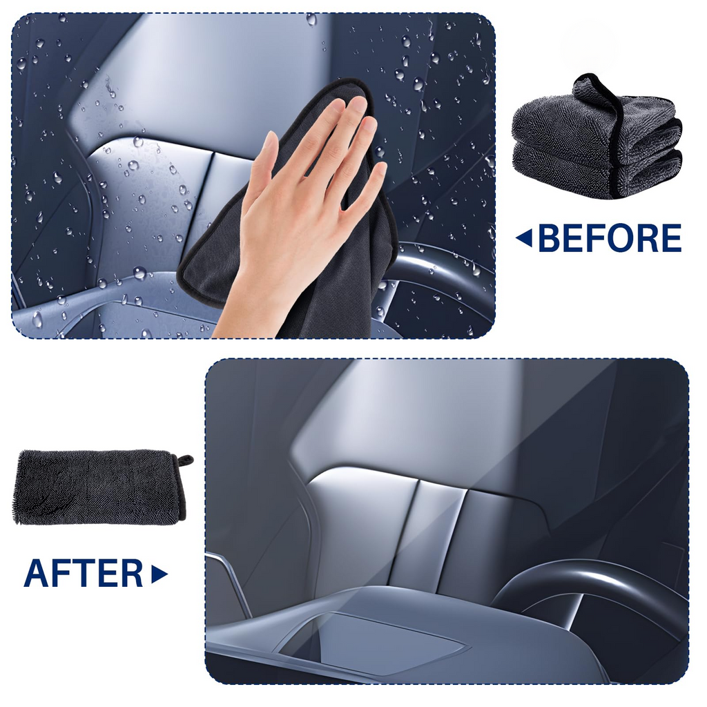 Microfiber Drying Towel with Quick Dry Absorbent Weave for Bath and Home Use