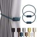 Magnetic Curtain Tiebacks Rope Holdbacks for Window Drapes
