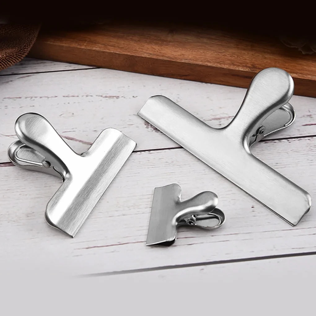 Stainless Steel Food Bag Clips for Airtight Snack Storage