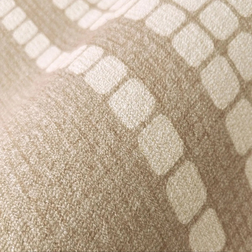 Fluffy Cream Style Anti-Slip Floor Rug for Living Room and Bedroom Decor