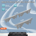 Adjustable Stainless Steel Stove Gap Covers for Kitchen Counter Spill Protection and Gap Filling