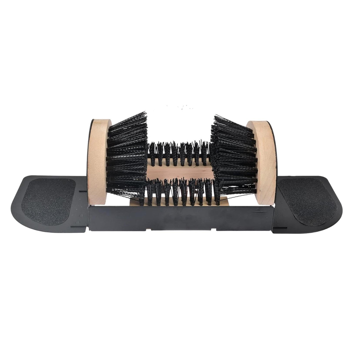 Outdoor Shoe Brush with Mud Scraper Design for All Season Footwear Cleaning and Entryway Use