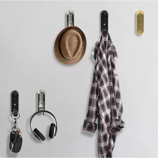 Folding Wall Hooks with Space Saving Foldable Design for RV Bathroom and Home Organization 3×1×1" (7.3×2.4×1.3cm)