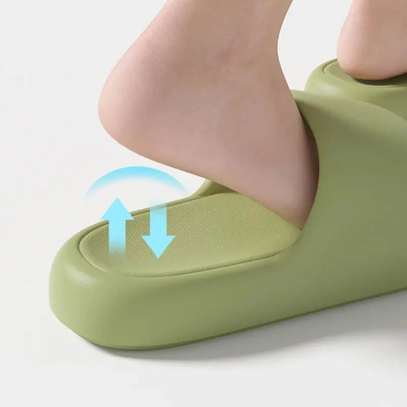 EVA Cloud Slippers Soft Sole Platform Slide Sandals Non Slip Design for Summer Home Beach and Casual Wear