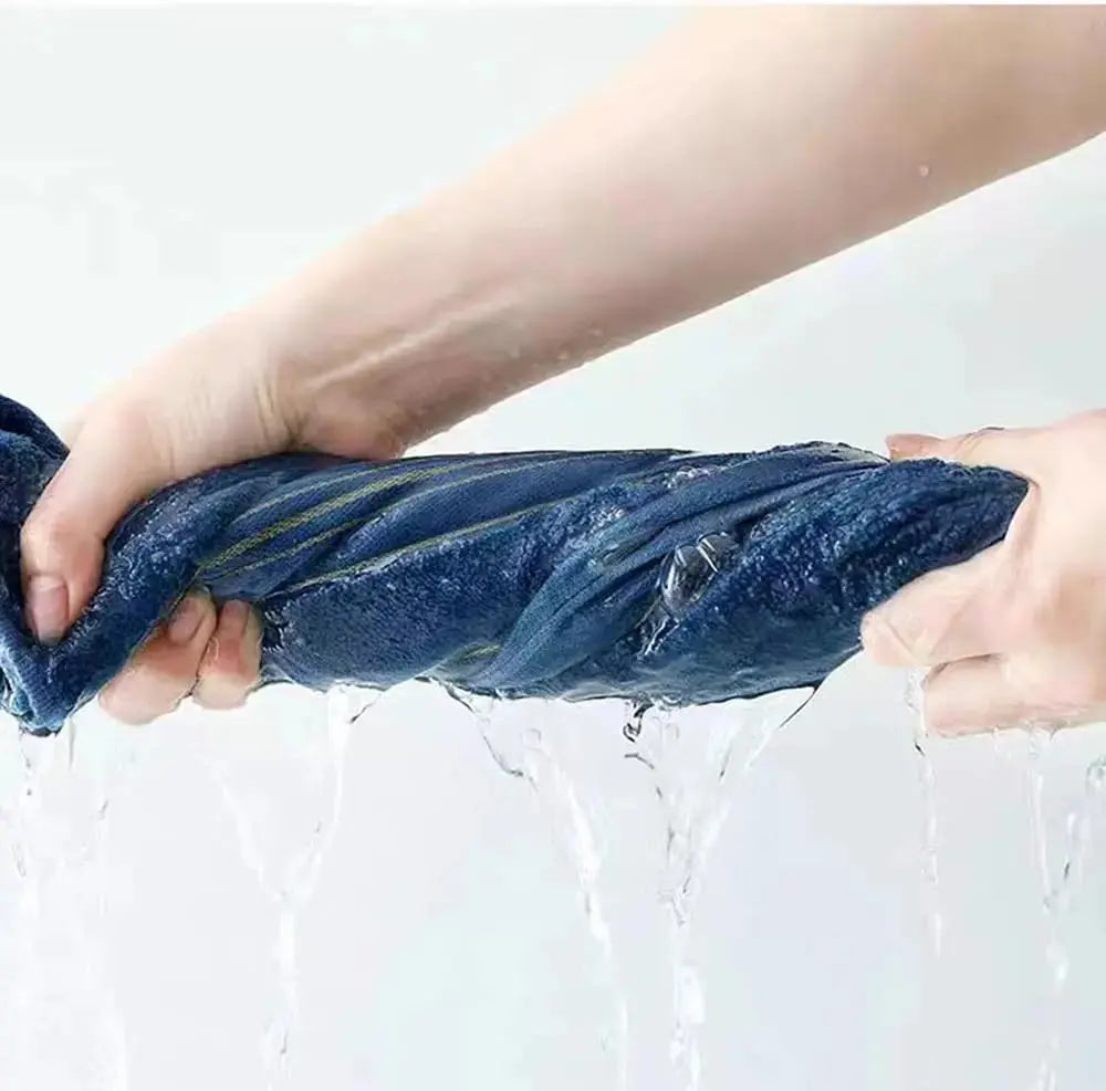 Thickened Absorbent Hand Towel with Soft Woven Polyester Cotton Blend for Home Use