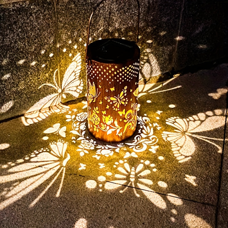 Sunflower Solar Lantern Outdoor Waterproof Hanging Light for Garden Patio Porch and Yard Decor