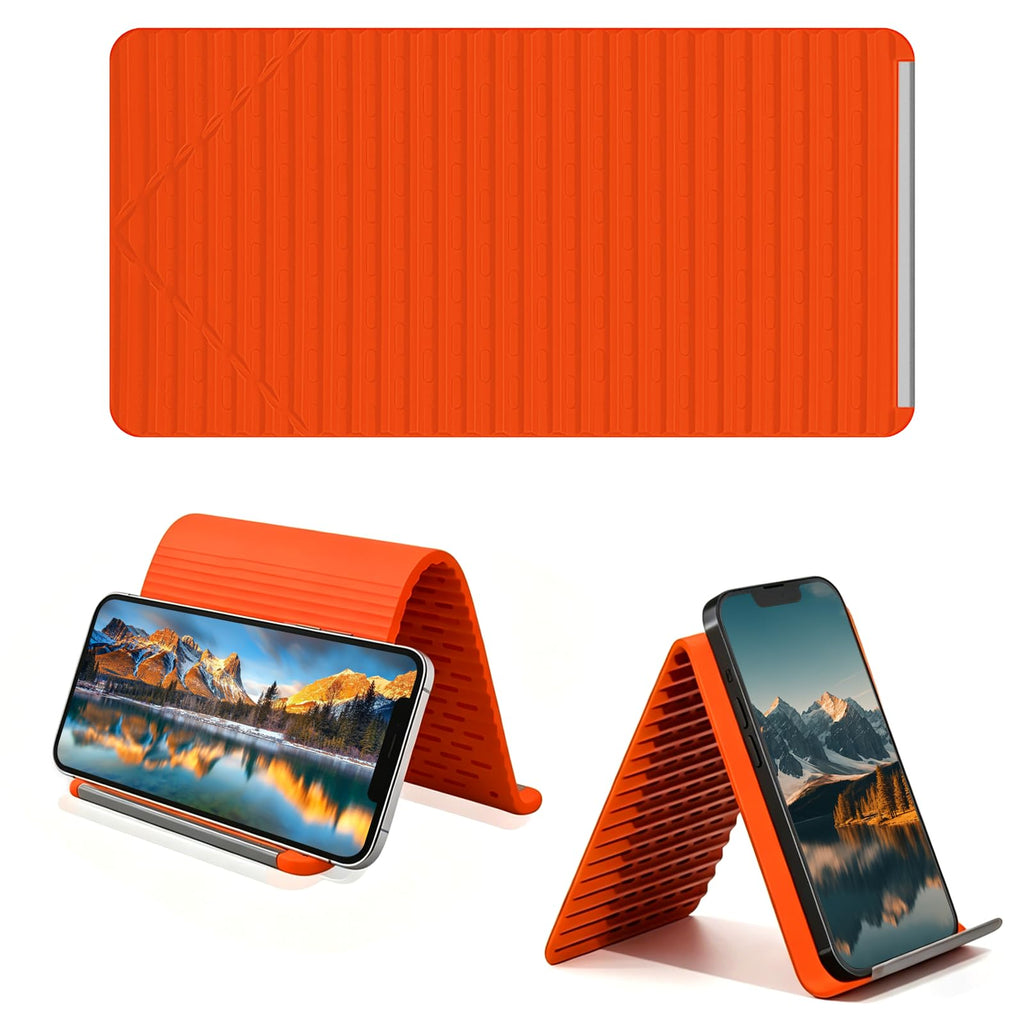 Foldable Multi Functional Phone Stand Flexible Desktop Holder for Phone Tablet and Laptop Use