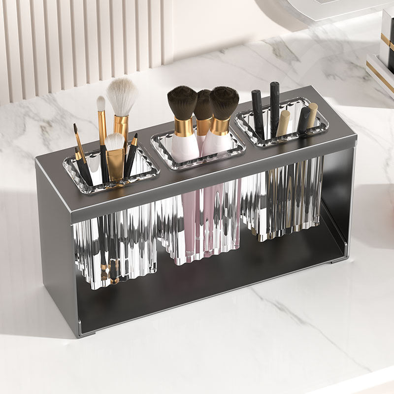 Countertop Utensil Drainer with Multi-Slot Chopstick Cage Design for Kitchen Sink Storage