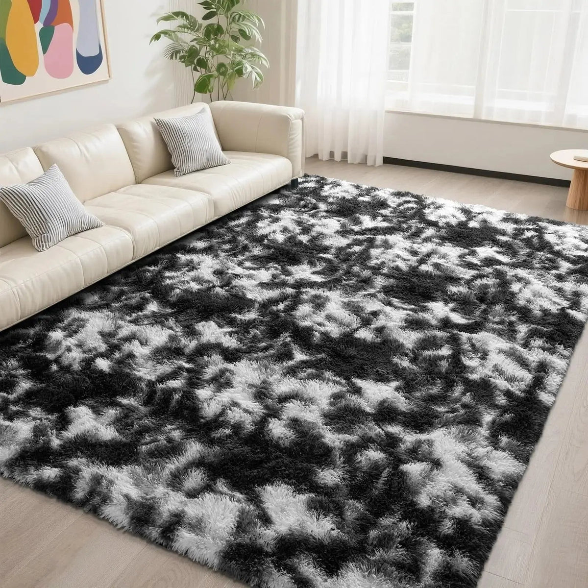 Long Hair Fluffy Nordic Carpet for Bedroom, Children’s Room, and Bedside Use