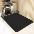 Super Absorbent Dish Drying Mat Quick Dry Diatom Mud Drain Mat for Kitchen Sink Counter Coffee Bar Bathroom