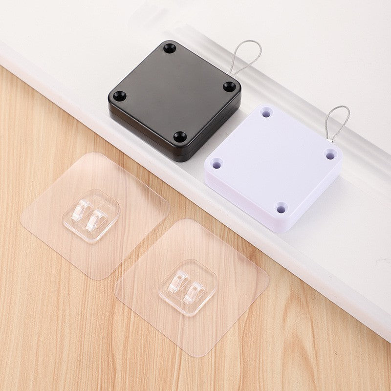 Automatic Drawstring Door Closer with Silent Self Closing Design for Sliding and Interior Doors