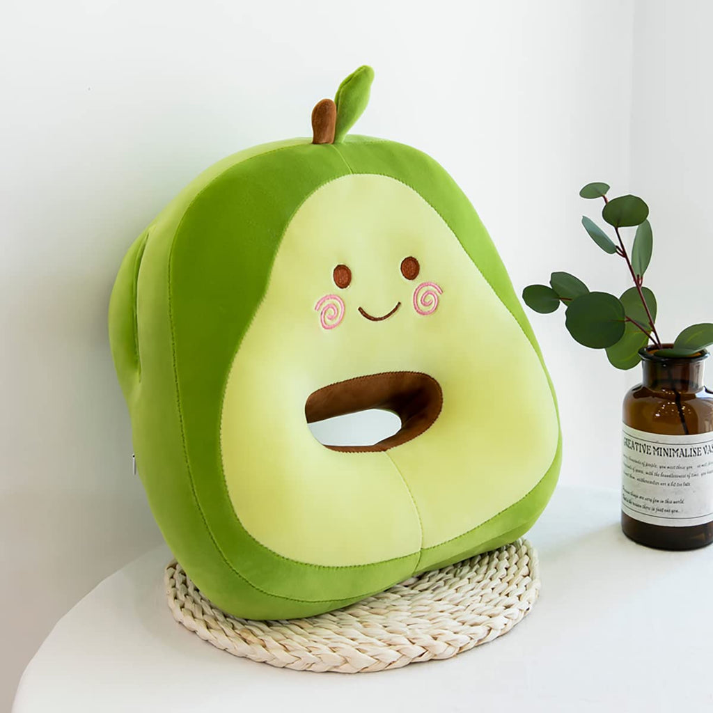 Multi-Functional Plush Cartoon Nap Pillow with Hand Warmer Design for Office, Students, and Travel