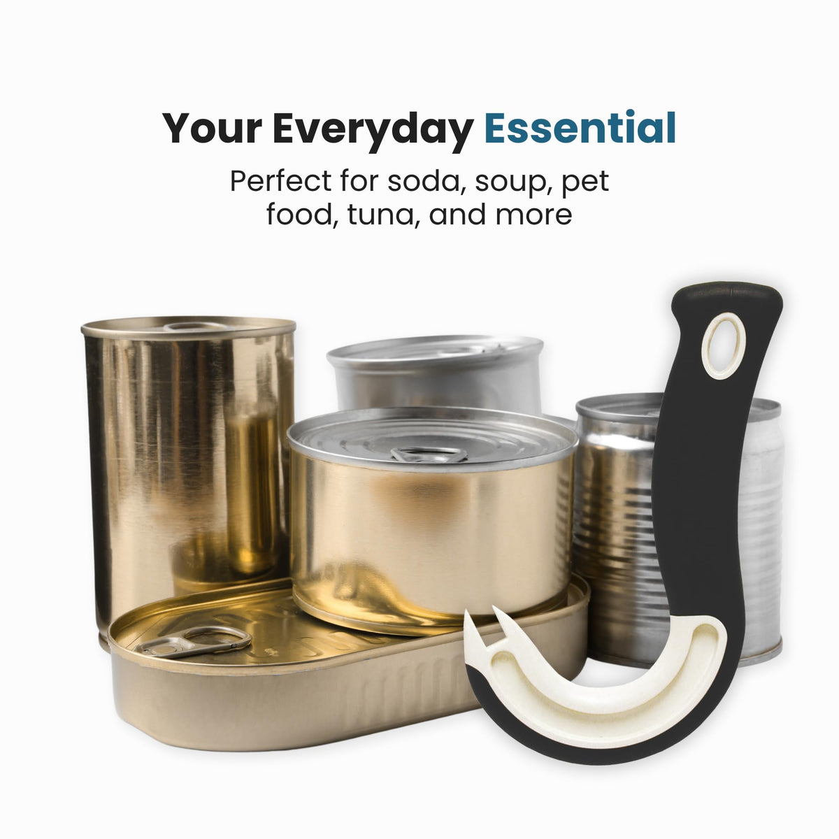 Easy Grip Ring Pull Can Opener Manual Pull Tab Tool