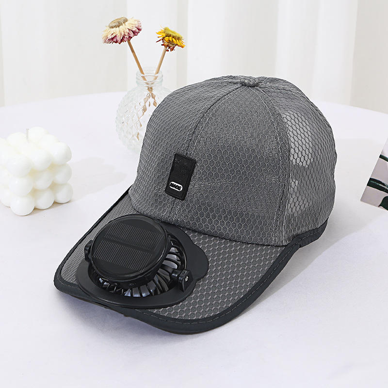 Solar Breeze Hat with Built In Cooling Fan and Mesh Sun Protection Design for Outdoor Activities