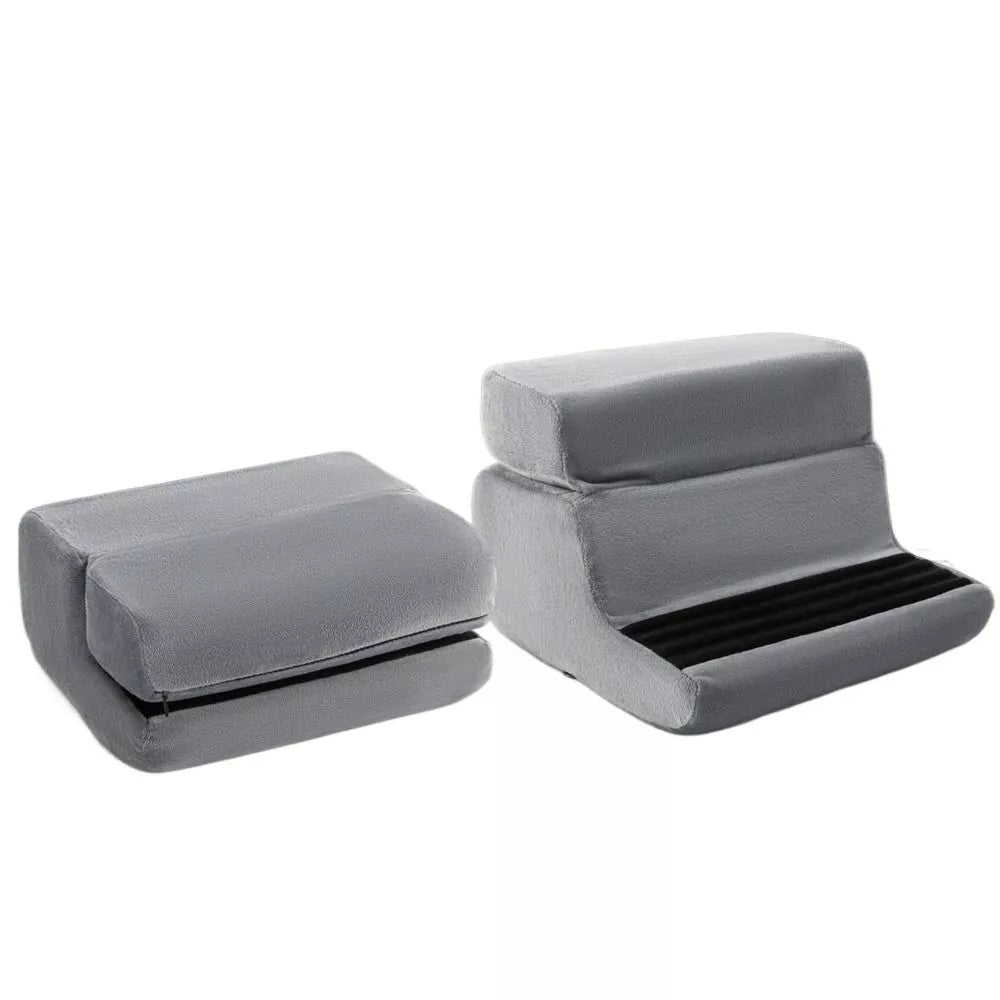 Tablet Pillow Stand Soft Foam Holder for iPad Phone and Laptop Comfortable Support for Bed Lap and Desk Use