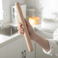 Wooden Rolling Pin Smooth Dough Roller for Baking Pastry Pizza and Fondant Preparation