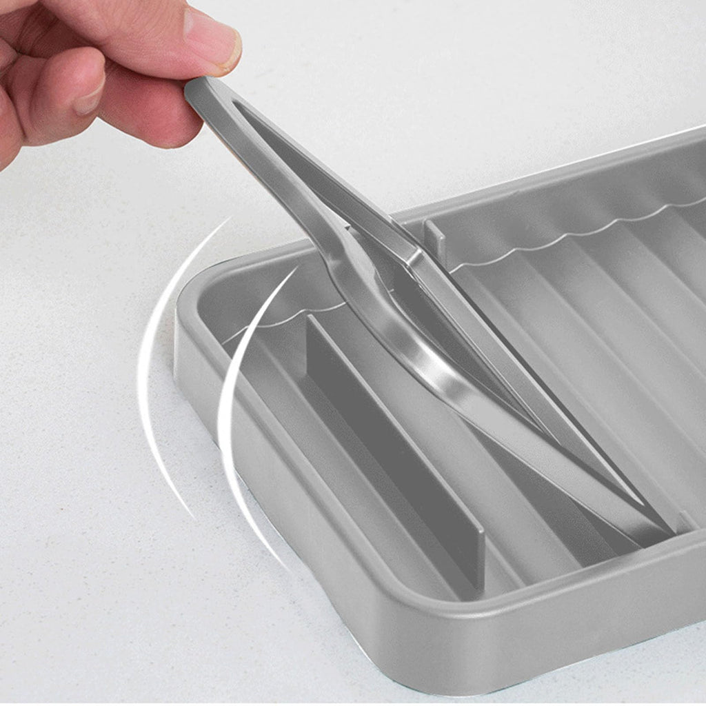Foldable Pot Lid Holder and Spoon Rest for Kitchen Counter