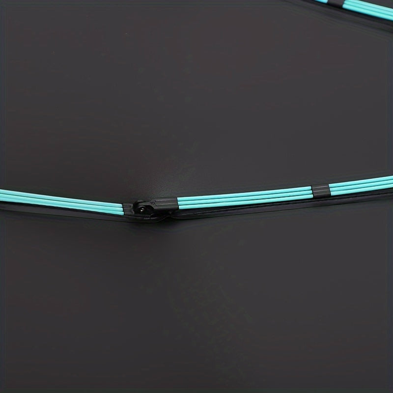 Reflective Travel Umbrella with Automatic Folding Wind Resistant Design for Daily Commutes and Outdoor Use