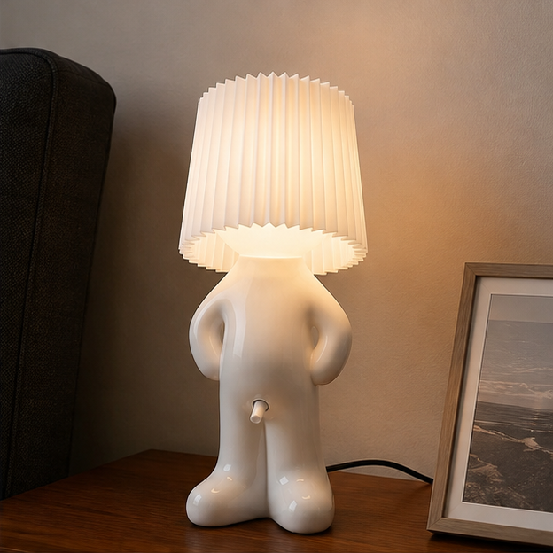 USB Rechargeable Cartoon LED Night Light with Dual Brightness for Bedroom, Bedside, and Home Decor