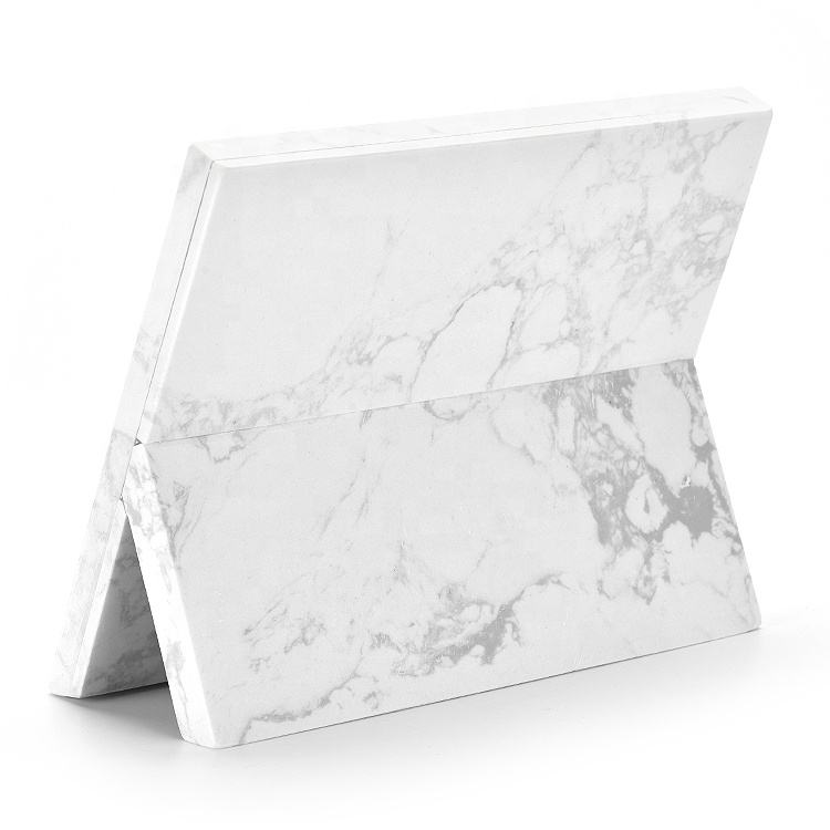 Marble Magnetic Knife Holder Stand with Countertop Display Design for Kitchen Knife Organization